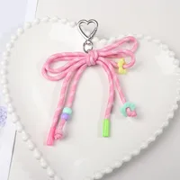 Little Red Book Trendy Miu Style Fresh Style Woven Bow Bag Mobile Phone Keychain Hanging Small Gift Accessories sku image 3