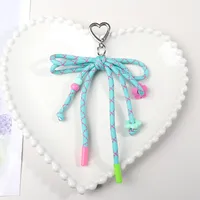Little Red Book Trendy Miu Style Fresh Style Woven Bow Bag Mobile Phone Keychain Hanging Small Gift Accessories sku image 4