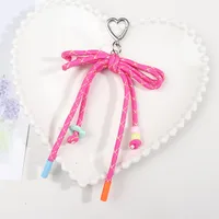 Little Red Book Trendy Miu Style Fresh Style Woven Bow Bag Mobile Phone Keychain Hanging Small Gift Accessories sku image 5