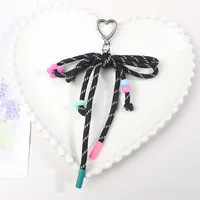Little Red Book Trendy Miu Style Fresh Style Woven Bow Bag Mobile Phone Keychain Hanging Small Gift Accessories sku image 8