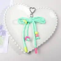 Little Red Book Trendy Miu Style Fresh Style Woven Bow Bag Mobile Phone Keychain Hanging Small Gift Accessories sku image 9