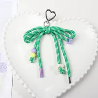 Little Red Book Trendy Miu Style Fresh Style Woven Bow Bag Mobile Phone Keychain Hanging Small Gift Accessories sku image 10