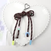 Little Red Book Trendy Miu Style Fresh Style Woven Bow Bag Mobile Phone Keychain Hanging Small Gift Accessories sku image 12