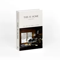 Simple Nordic Home Simulation Book Indoor Home Decoration Magazine Fake Book Coffee Table Sample Room Desktop Decoration Book sku image 1