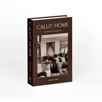 Simple Nordic Home Simulation Book Indoor Home Decoration Magazine Fake Book Coffee Table Sample Room Desktop Decoration Book sku image 9