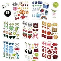 8 New Collage INS Wind Waterproof Diary Hand Account Stickers Goo Card Stickers DIY Decorative Stickers  Wholesale main image 1