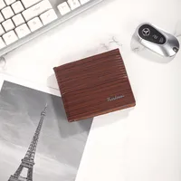 Men's Wallet Short Fashion Multi-card Wallet Men  Wallet Factory Can Store Anti-theft Bags sku image 3