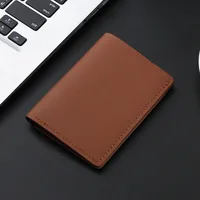 Women's Wallet Simple Folding Snap Button Small Wallet Driver's License Card Bag Male Student Soft Wallet Wholesale sku image 2