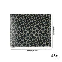 Men's Wallet Card Holder Men's Short Wallet Plaid Multi-Card Holder Vintage Wallet Man Men's Wallet main image 2