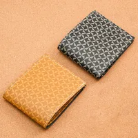 Men's Wallet Card Holder Men's Short Wallet Plaid Multi-Card Holder Vintage Wallet Man Men's Wallet main image 4