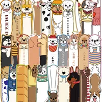 30 Original Kitten Reading Bookmarks Simple Hand Account Literary Creative Material Ins Reading Paper Bookmarks Can Be DIY sku image 9