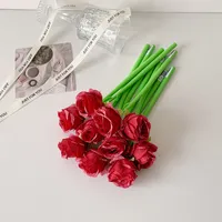 Teacher's Day Gift Cute Soft Silicone Rose Style Gel Pen Girl's Fun Flower Hand Account Pen Gift Pen sku image 5