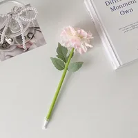 High-value Carnation Simulation Ballpoint Pen Student Simulation Flower Desktop Decoration Ballpoint Pen Wedding Gift Pen sku image 1