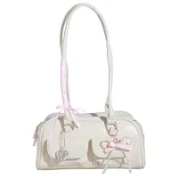Explosions Sweet All-match DIY Pink Mesh Imitation Pearl Bow Star Love Bag Pendant Suit main image 5