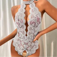 Foreign Trade Supply  New Lace Perspective Temptation Sexy Underwear Wholesale Sexy Pajamas Factory main image 4