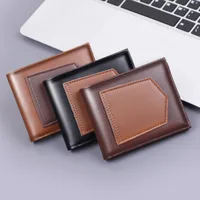 Men's Short Wallet Men's 20% Discount Men's Card Bag Men's Wallet Multi-functional Wallet New In Stock Wholesale main image 1