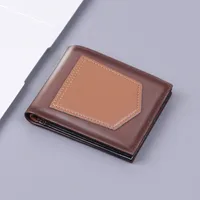 Men's Short Wallet Men's 20% Discount Men's Card Bag Men's Wallet Multi-functional Wallet New In Stock Wholesale sku image 2