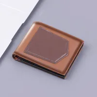 Men's Short Wallet Men's 20% Discount Men's Card Bag Men's Wallet Multi-functional Wallet New In Stock Wholesale sku image 3