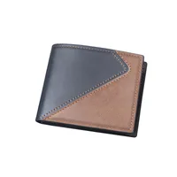 New Men's Wallet Short Card Holder One-piece Driver's License Wallet Men's Large Capacity Men's Wallet 30% Fold main image 5