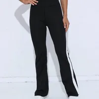 New Color Matching Yoga Flared Pants High Waist Hip Sports Pants Indoor Dance Fitness Flared Pants main image 1