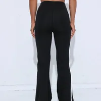 New Color Matching Yoga Flared Pants High Waist Hip Sports Pants Indoor Dance Fitness Flared Pants main image 2