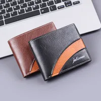 Men's Wallet Men's Short Wallet Card Holder Men's Wallet Large Capacity Multi-function Bag main image 1