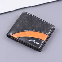 Men's Wallet Men's Short Wallet Card Holder Men's Wallet Large Capacity Multi-function Bag sku image 1