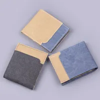Men's Wallet Men's Short Canvas Wallet Card Holder Men's Wallet Men's  New Wallet Men main image 1
