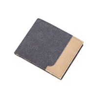 Men's Wallet Men's Short Canvas Wallet Card Holder Men's Wallet Men's  New Wallet Men main image 5