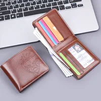 Men's Short Wallet Men's Wallet Dollar Bag  Wholesale Men's Wallet Card Bag New Menwallet main image 2