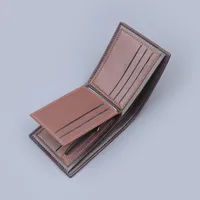 Men's Wallet Short Stitching With Zipper Three-fold Men's Wallet Multi-card Holder Men's Wallet Large Capacity Card Holder For Men main image 4