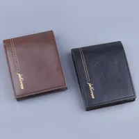 New Short Wallet Men's Card Holder Integrated Men's Wallet Business Short Wallet Men's Wallet With Zipper Factory Wholesale main image 1