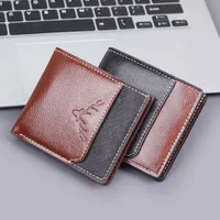 Wallet Men's Short Men's Ultra-thin Wallet New  Casual Men's Wallet Card Bag Integrated In Stock Wholesale main image 1