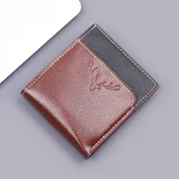 Wallet Men's Short Men's Ultra-thin Wallet New  Casual Men's Wallet Card Bag Integrated In Stock Wholesale sku image 2