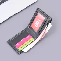 Men's Wallet Men's Card Holder One-piece Short Wallet Men's Wallet Men's 20% Folding Wallet Man  Wallet main image 3