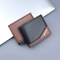 Men's Short Wallet Card Holder One Wallet Men's Wallet Multi-card Horizontal Business Men's Wallet main image 2