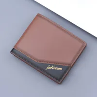 Men's Short Wallet Card Holder One Wallet Men's Wallet Multi-card Horizontal Business Men's Wallet sku image 2