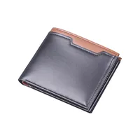 Short Men's Wallet Men's Card Holder New Men's College Students 9 Card Wallet Card Holder Simple Wholesale main image 5