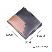 Wallet Men's High-end Sense Men's Short Wallet Men's Wallet 9-Card  Card Holder Wallet Multi-Card Holder main image 2
