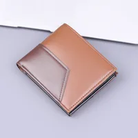 Wallet Men's High-end Sense Men's Short Wallet Men's Wallet 9-Card  Card Holder Wallet Multi-Card Holder sku image 3