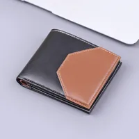 Men's Wallet Men's Short Wallet Card Holder Two-in-One Men's Wallet  New Men's Multi-Card Holder Wallet main image 1