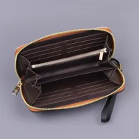 Men's Handbag Canvas Men's Wrist Bag New Clutch Bag Wrist Strap Men's Mobile Phone Bag Men's Long Zipper Wallet main image 3