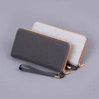 Men's Handbag Canvas Men's Wrist Bag New Clutch Bag Wrist Strap Men's Mobile Phone Bag Men's Long Zipper Wallet main image 4