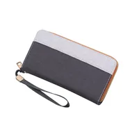 Men's Handbag Canvas Men's Wrist Bag New Clutch Bag Wrist Strap Men's Mobile Phone Bag Men's Long Zipper Wallet main image 5