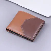 Men's Wallet Men's Short Wallet Card Holder Two-in-One Men's Wallet  New Men's Multi-Card Holder Wallet sku image 3