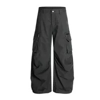Jiayiku Men's  High-end Feeling Duffy Handsome American Retro Washed Crowdclothes Trendy Brand Machete Wide-leg Casual Pants main image 1