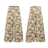 Jiayiku Fashion Brand American Street Functional Camouflage Overalls Men's Loose Wide Leg Pants Outdoor Casual Long Pants main image 5
