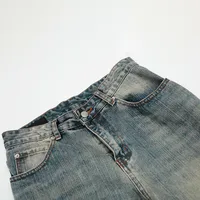 Jiayiku Men's  New High Street American Scimitar Pants Retro Washed Jeans Men's And Women's Vibe Wide Leg Pants main image 4