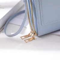 LENGRUI New  Fashion All-match PU Solid Color Multi-function Large Capacity Women's One-shoulder Cross-body Coin Purse main image 4