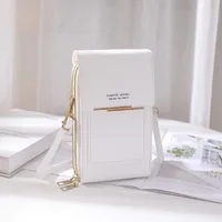 LENGRUI New  Fashion All-match PU Solid Color Multi-function Large Capacity Women's One-shoulder Cross-body Coin Purse sku image 4